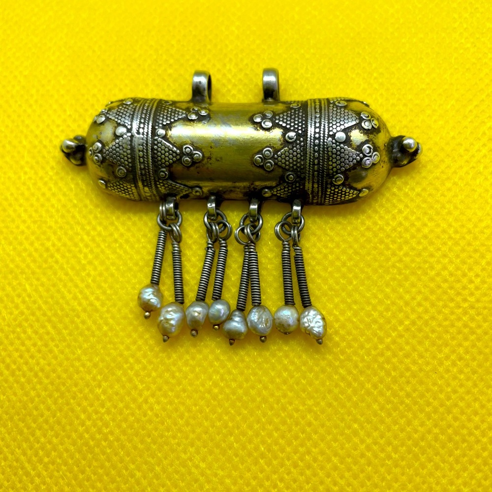 A tribal pendant from India ( Rajistan?).